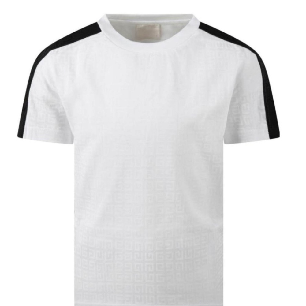 Givenchy Kids White & Black Shirt and Swim Trunks Set